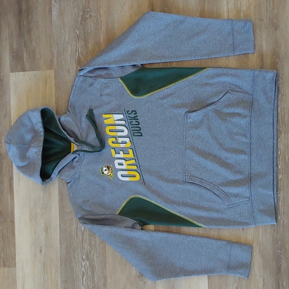 Rivalry Threads Men's Oregon Ducks Pullover Hoodie Grey Size M - Picture 1 of 9